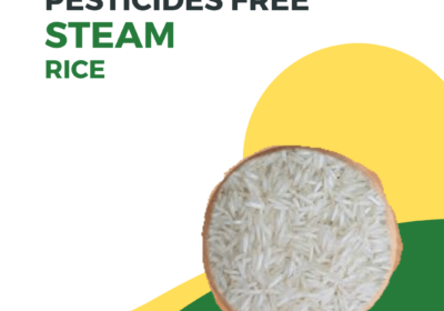 pesticides free steam rice 1
